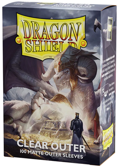 Dragon Shield: Standard Size 100ct Outer Sleeves - Clear