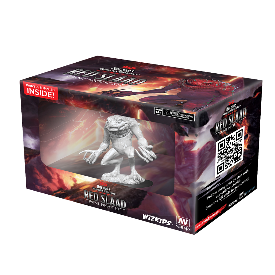 Wizkids Nolzur's Marvelous Miniatures: Red Slaad Paint Night Kit