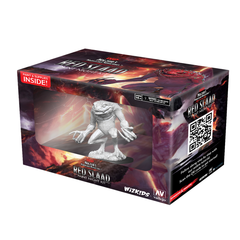 Wizkids Nolzur's Marvelous Miniatures: Red Slaad Paint Night Kit