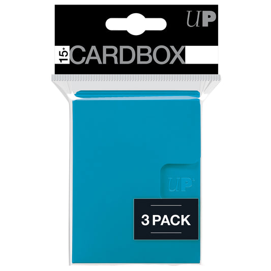 Ultra PRO: 15+ Card Box 3-Pack - Light Blue
