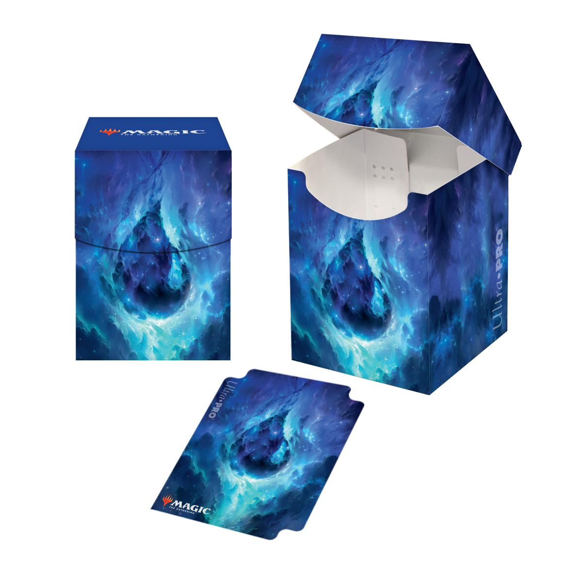Ultra PRO: 100+ Deck Box - Celestial Lands (Island)