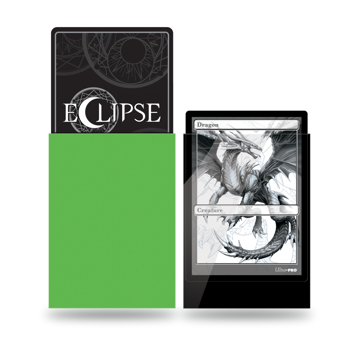 Ultra PRO: Standard 100ct Sleeves - Eclipse Gloss (Lime Green)