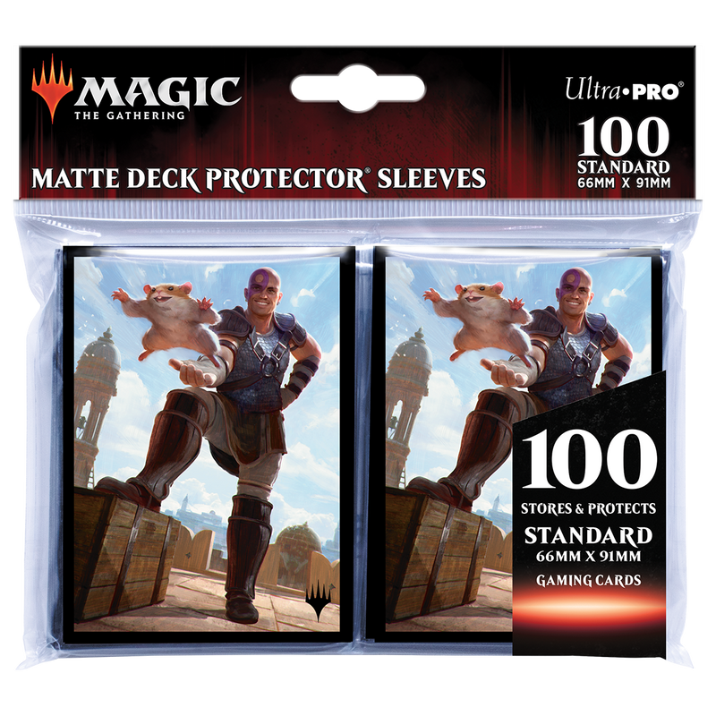 Ultra PRO: Standard 100ct Sleeves - Commander Legends Battle for Baldur's Gate (Minsc & Boo, Timeless Heroes)