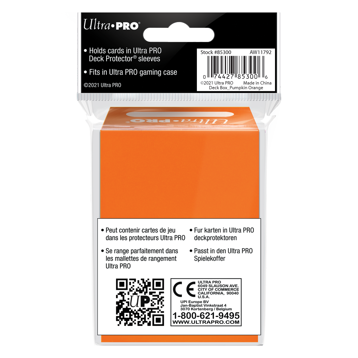 Ultra PRO: 80+ Deck Box - Orange