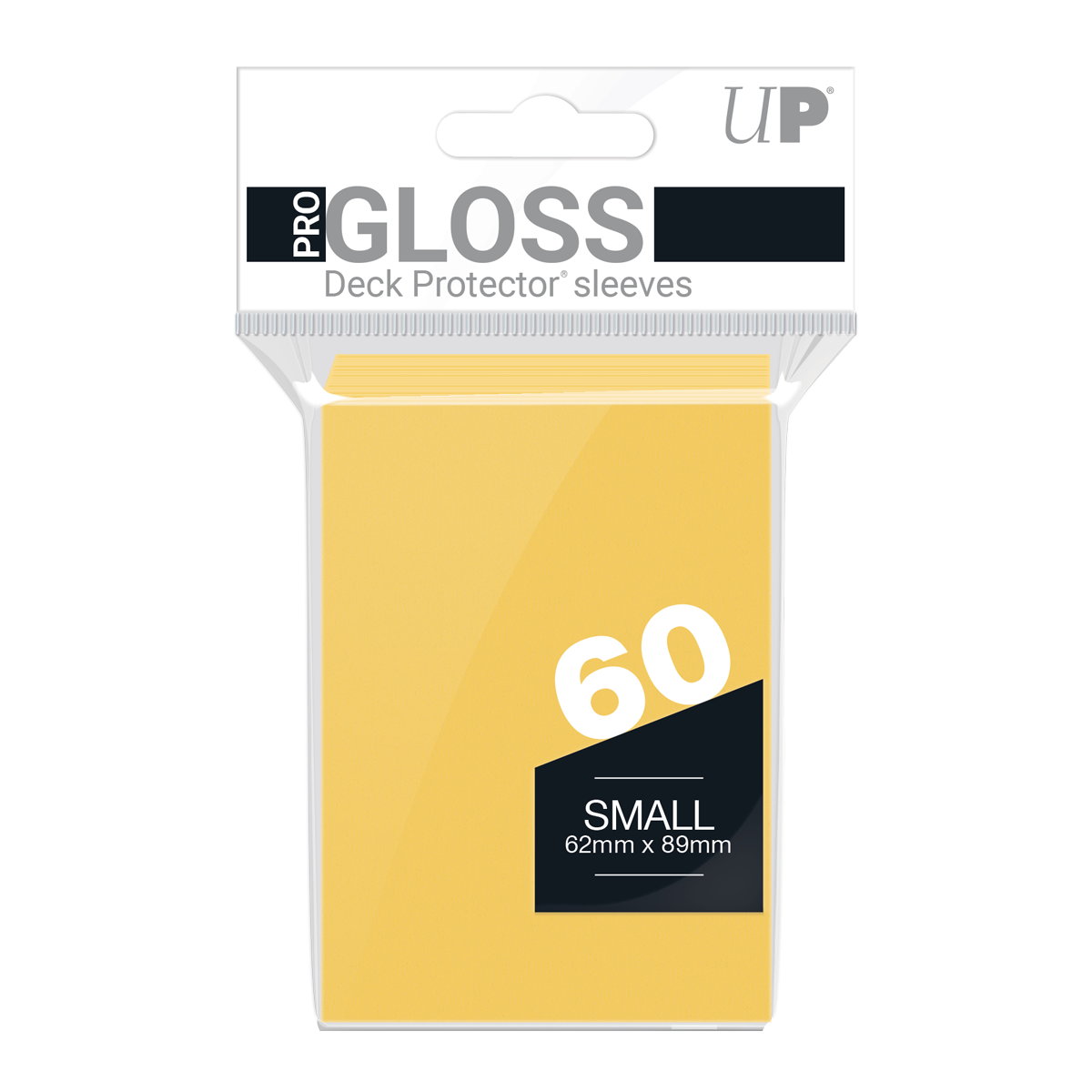 Ultra PRO: Small 60ct Sleeves - PRO-Gloss (Yellow)