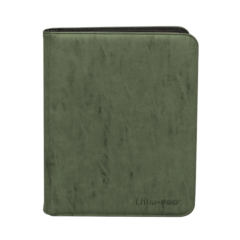 Ultra PRO: 9-Pocket Premium Zippered PRO-Binder - Suede Collection (Emerald)