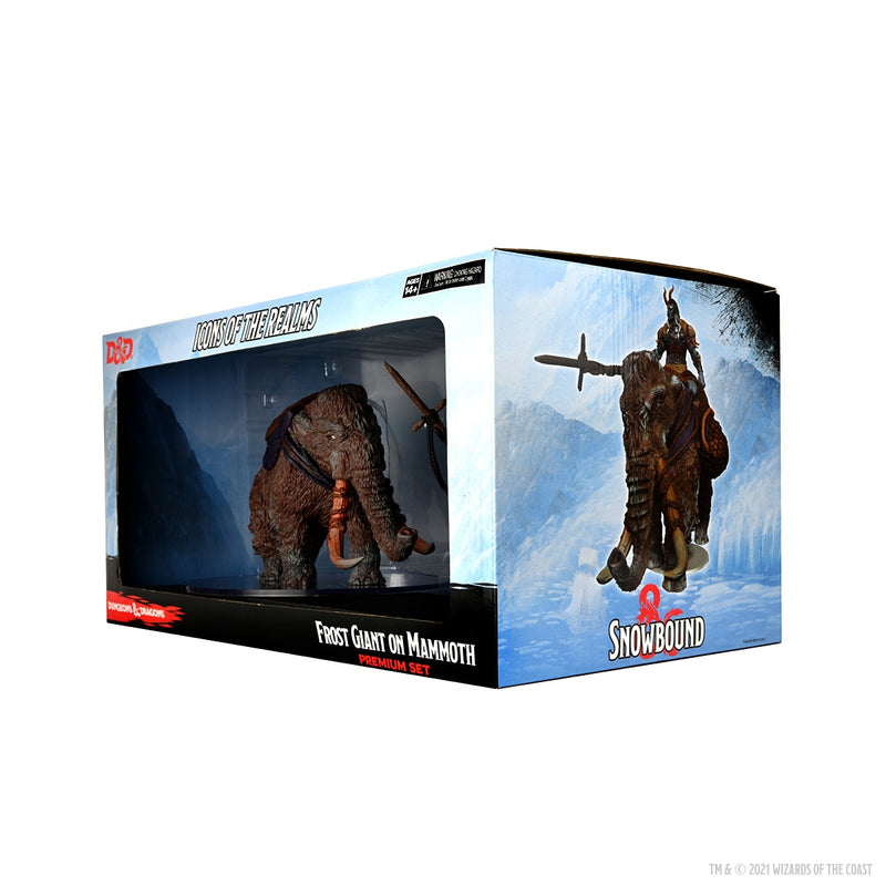 Wizkids Icons of the Realms Snowbound: Frost Giant on Mammoth