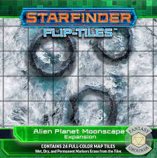 Starfinder Flip-Tiles Alien Planet Moonscape
