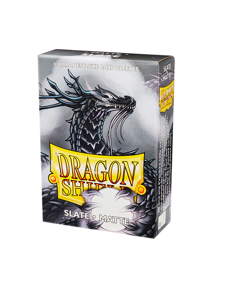 Dragon Shield: Japanese Size 60ct Sleeves - Slate (Matte)