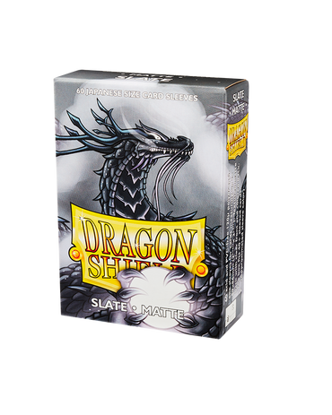 Dragon Shield: Japanese Size 60ct Sleeves - Slate (Matte)