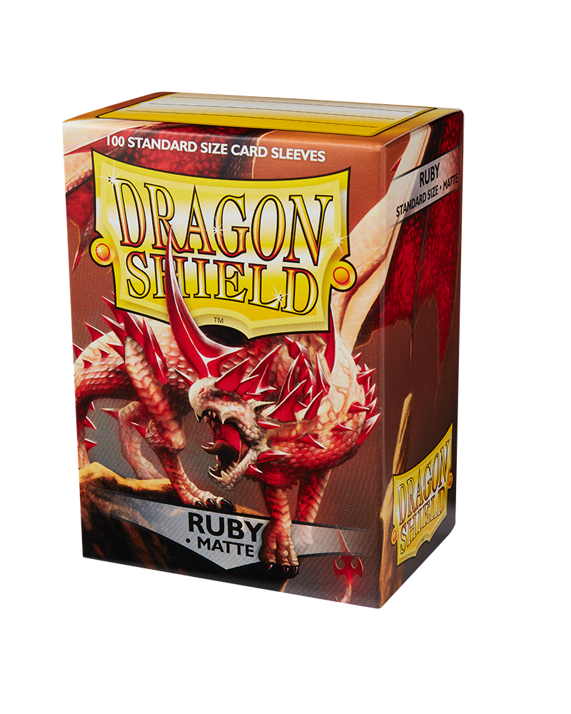 Dragon Shield Sleeves Japanese Size - Ruby Matte (60)