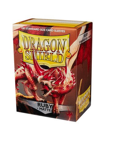Dragon Shield Sleeves Japanese Size - Ruby Matte (60)