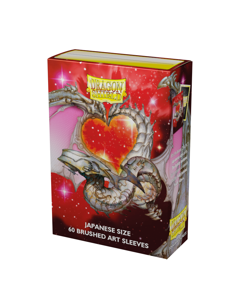 Dragon Shield Sleeves Japanese Size - Japanese Valentines Day Brushed Art(60)