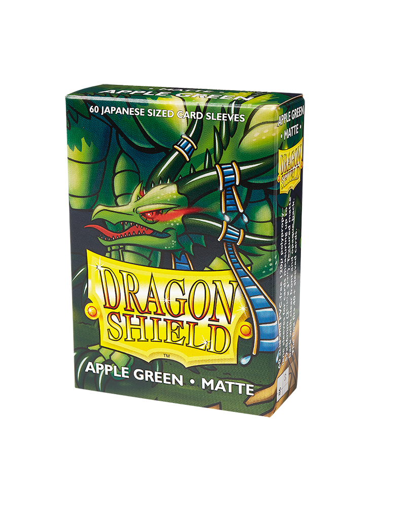 Dragon Shield Sleeves Japanese Size - Apple Green Matte (60)