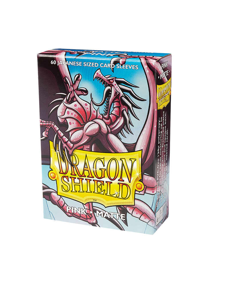 Dragon Shield Sleeves Japanese Size - Pink Matte (60)