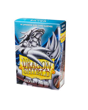 Dragon Shield Sleeves Japanese Size - Silver Matte (60)