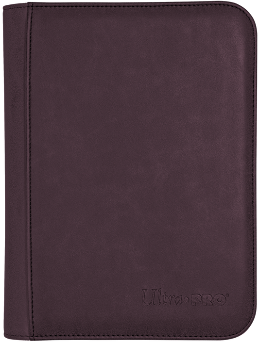 Ultra PRO: 4-Pocket Premium Zippered PRO-Binder - Suede Collection (Amethyst)