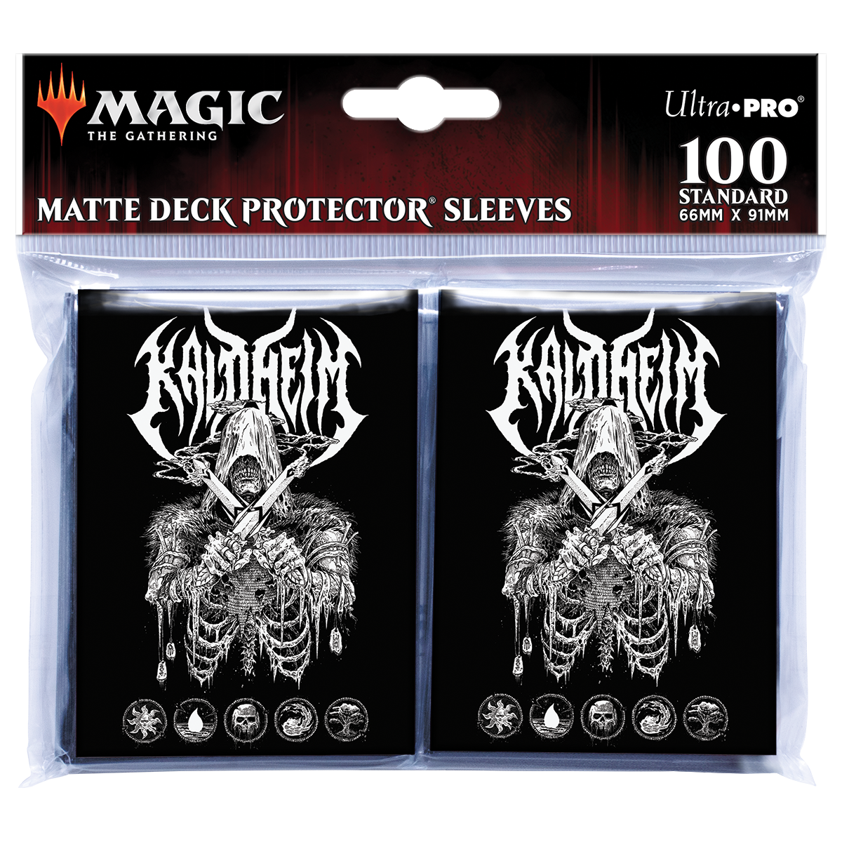 Ultra PRO: Standard 100ct Sleeves - Kaldheim (Metal Alt Art)
