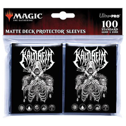 Ultra PRO: Standard 100ct Sleeves - Kaldheim (Metal Alt Art)