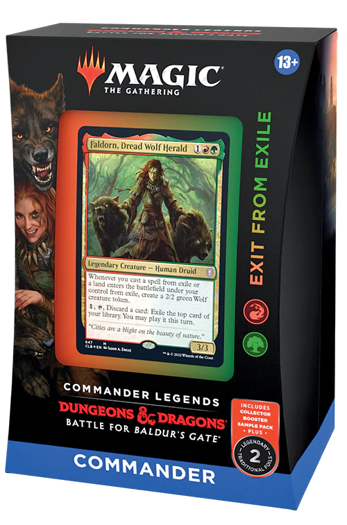 Commander Legends Battle for Baldur's Gate Commander Decks