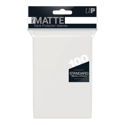 Ultra PRO: Standard 100ct Sleeves - PRO-Matte (Clear)