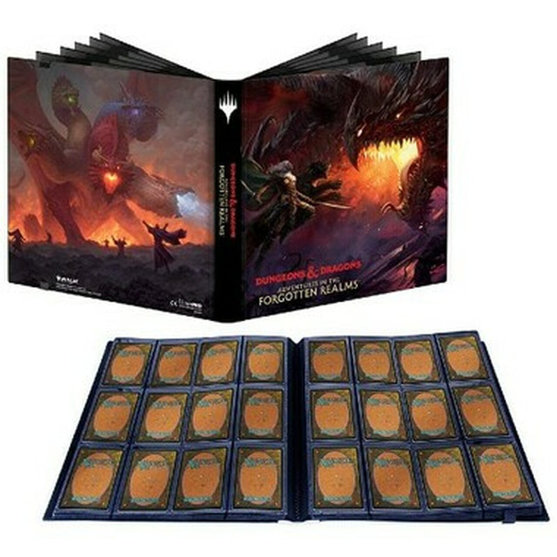 Ultra Pro Adventures in the Forgotten Realms 12-Pocket Pro Binder - Tiamat & Drizz't