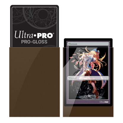 Ultra PRO: Small 60ct Sleeves - PRO-Gloss (Brown)