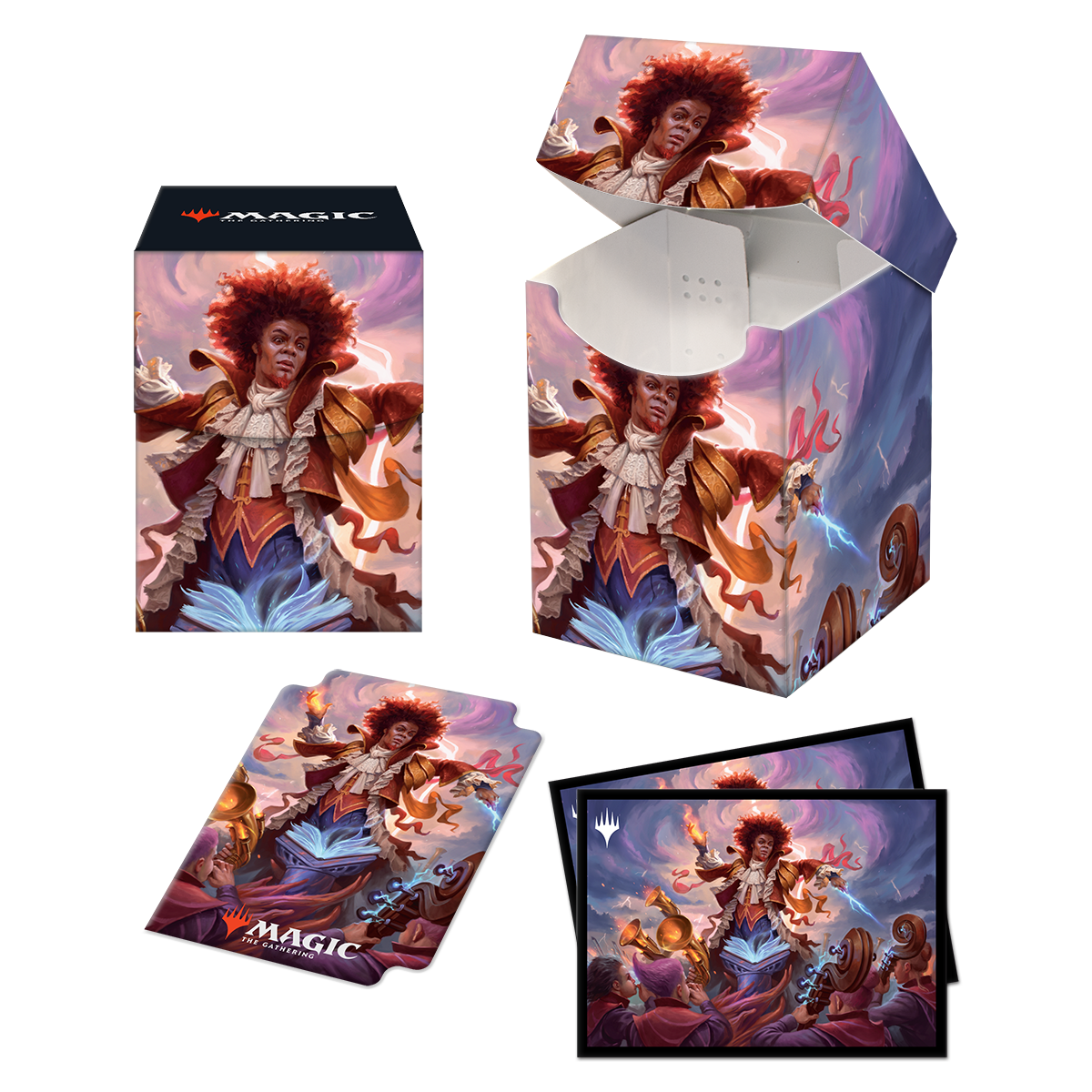 Ultra PRO: 100+ Deck Box / 100ct Sleeves - Commander 2021 (Prismari)