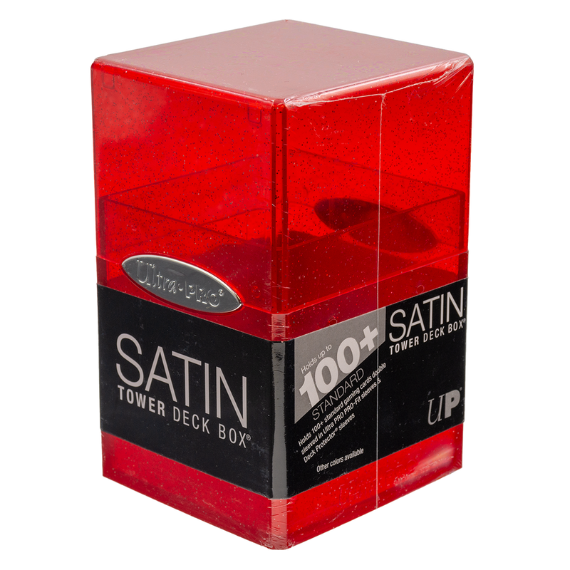 Ultra PRO: Satin Tower - Glitter Red