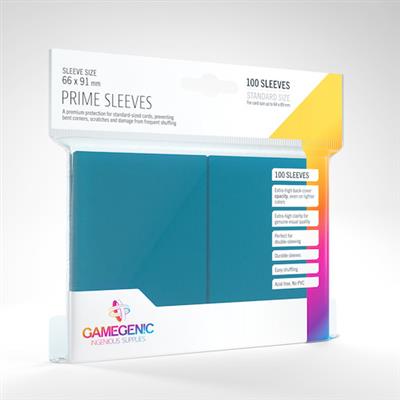 GameGenic Prime Sleeves: Blue (100)