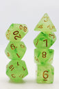 Foam Brain Games RPG Set: Green Silk Translucent