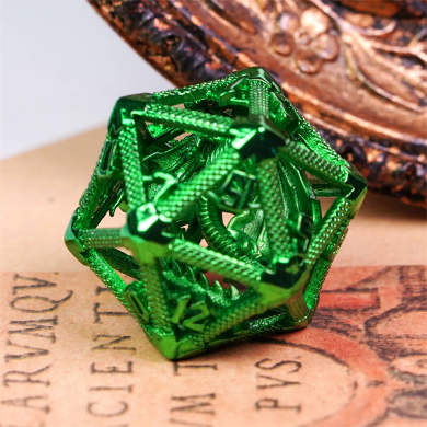 Hollow Dragon Keep D20 - Green