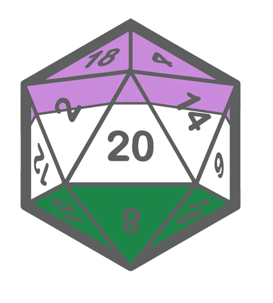 Norse Foundry Pride Flag Pins: Gender Queer