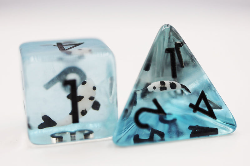 Lucky Koi Fish RPG Dice Set