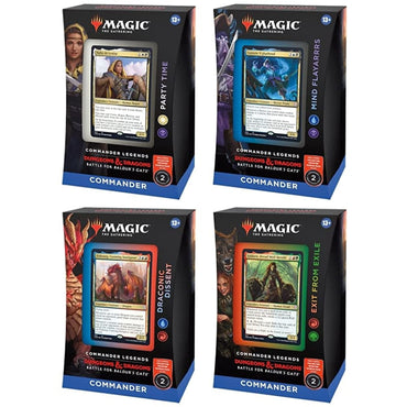 Commander Legends Battle for Baldur's Gate Commander Decks