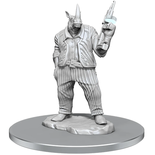 Magic the Gathering Unpainted Miniatures: Freelance Muscle & Rhox Pummeler