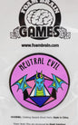 Pride Flag Alignment Pin: Genderfluid - Neutral Evil