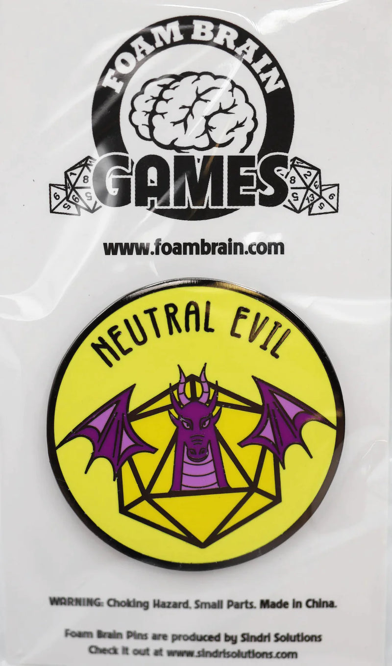 Pride Flag Alignment Pin: Intersex - Neutral Evil