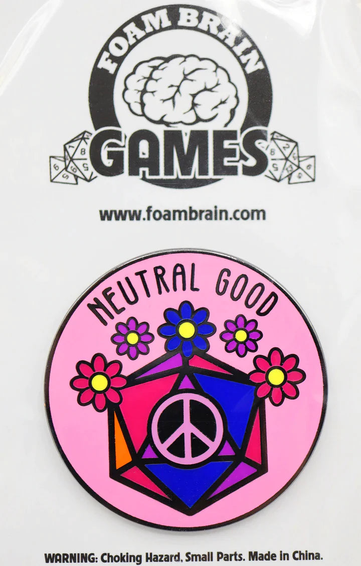 Pride Flag Alignment Pin: Bisexual - Neutral Good