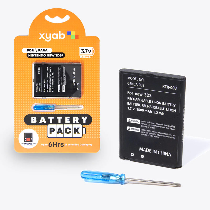 XYAB: Rechargeable Battery Pack - New Nintendo 3DS