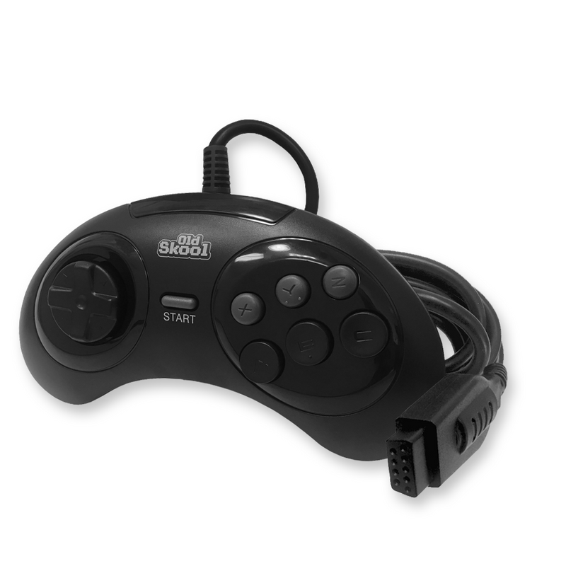 Old Skool Sega Genesis Controller - Pro Gamer Series 6 Button
