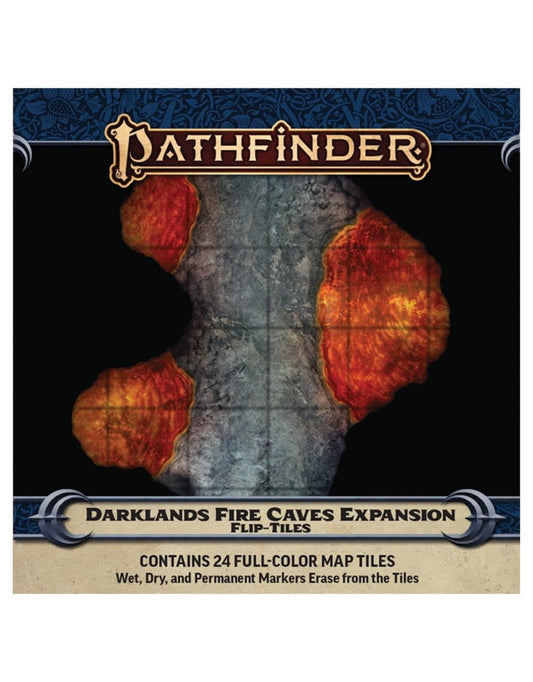 Pathfinder Flip-Tiles Darklands Fire Caves Expansion Set