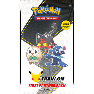 Pokemon 25th Anniversary Train On First Partner Pack - Alola