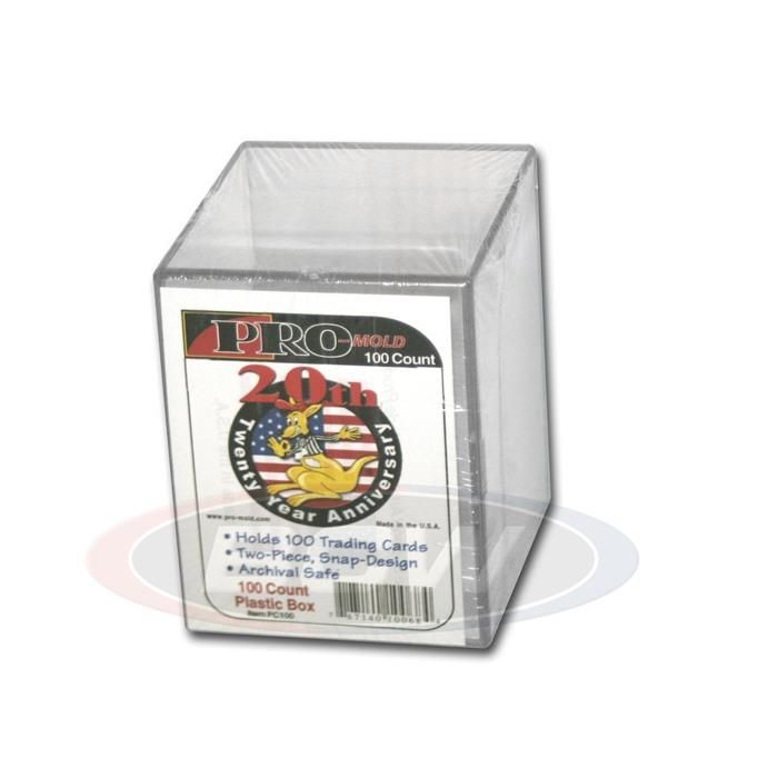 BCW 100 Count Plastic Snap Box
