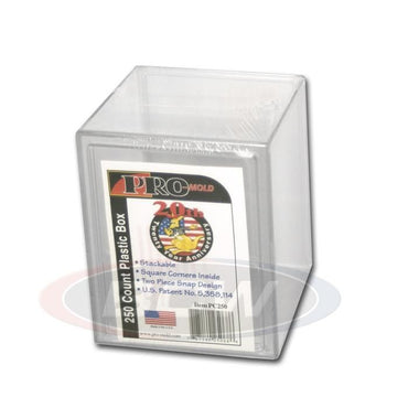 BCW 250 Count Plastic Snap Box