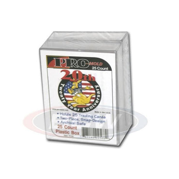 BCW 25 Count Plastic Snap Box