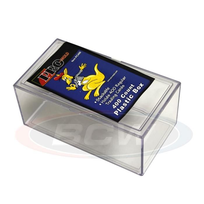 BCW 400 Count Plastic Snap Box