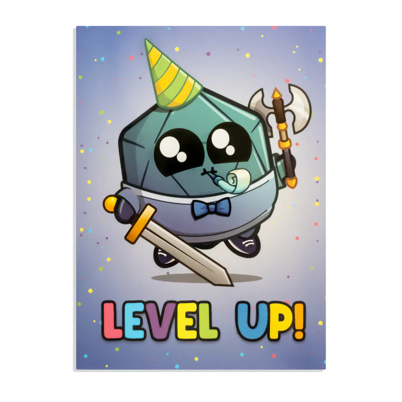 GlassStaff Level Up Greeting Card