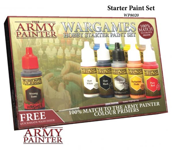 Army Painter : Wargames Hobby Starter Paint Set