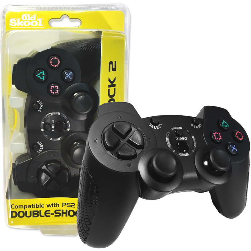 Old Skool Playstation 2 Double Shock 2 Wireless Controller
